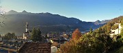 14 Vista panoramica su Zogno mentre sorge il sole ad illuminare la valle